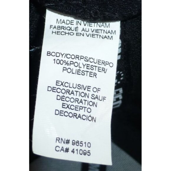 Under Armour Black Baseball Cap With American Flag Logo & Embroidered Red Text M - Picture 9 of 10